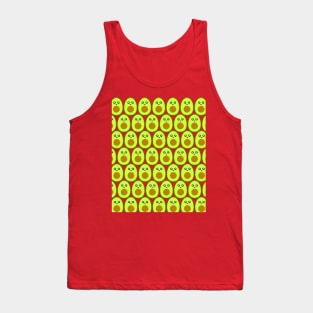 Avocado Kawaii Tank Top